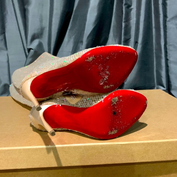 Christian Louboutin Tennissina 100 Nude - Picture 9 of 10